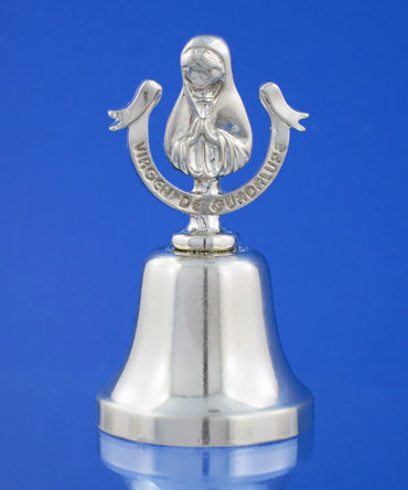 Campana Virgen busto estilizada